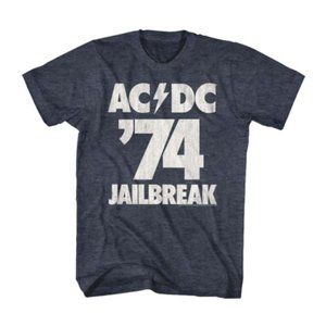 ACDC Heavy Metal Rock Band 1974 Jailbreak Vintage